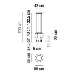 Wireflow 0303 LED Pendelleuchte