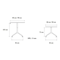 W-Lift Beistelltisch