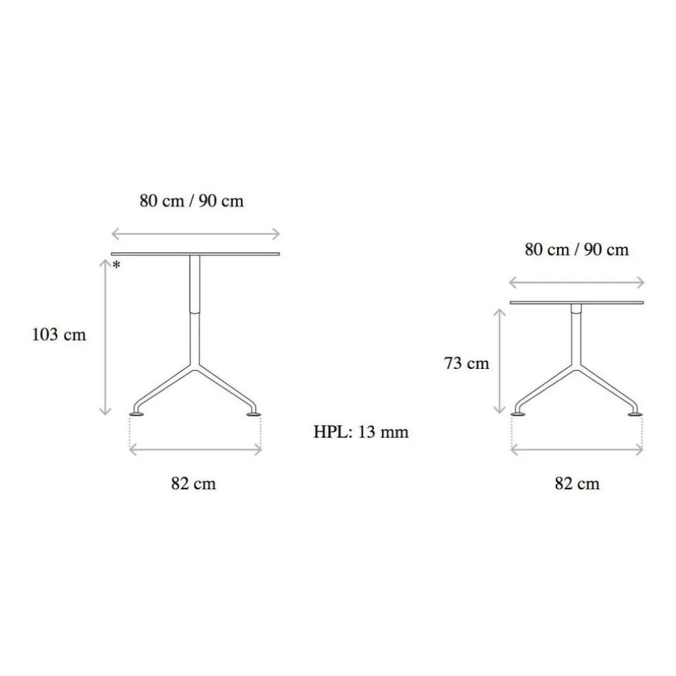 W-Lift Beistelltisch