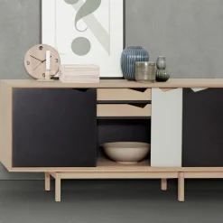 Wood Time Wanduhr Ø22cm