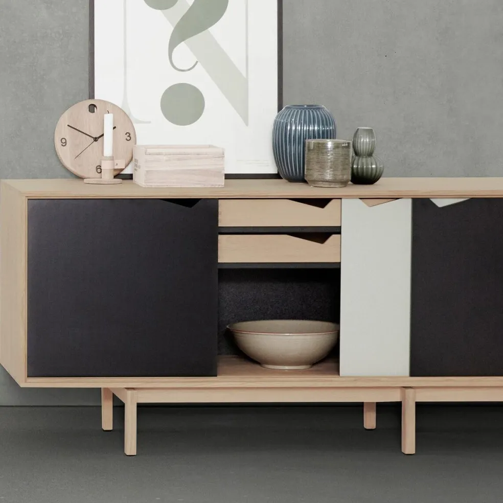 Wood Time Wanduhr Ø22cm