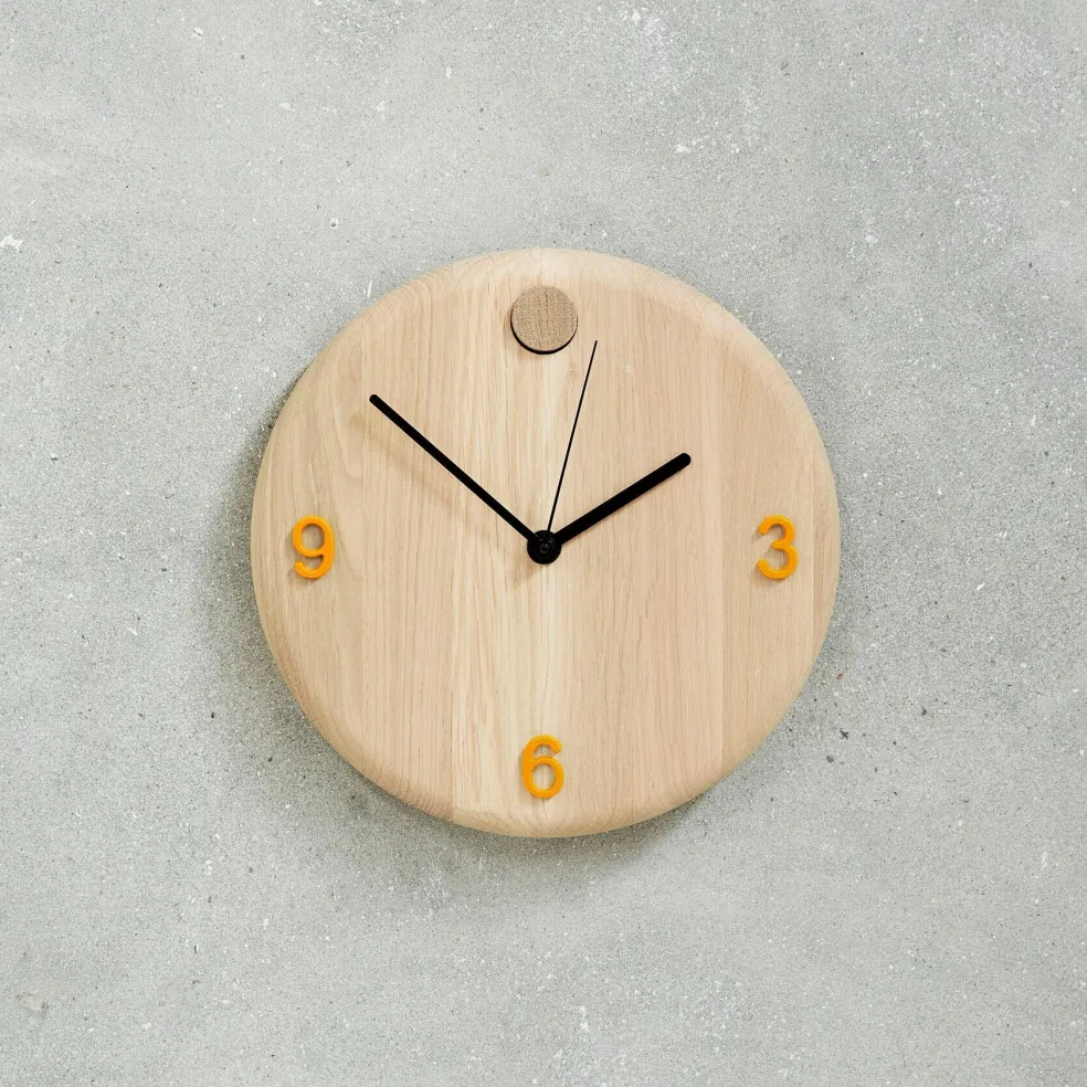 Wood Time Wanduhr Ø22cm