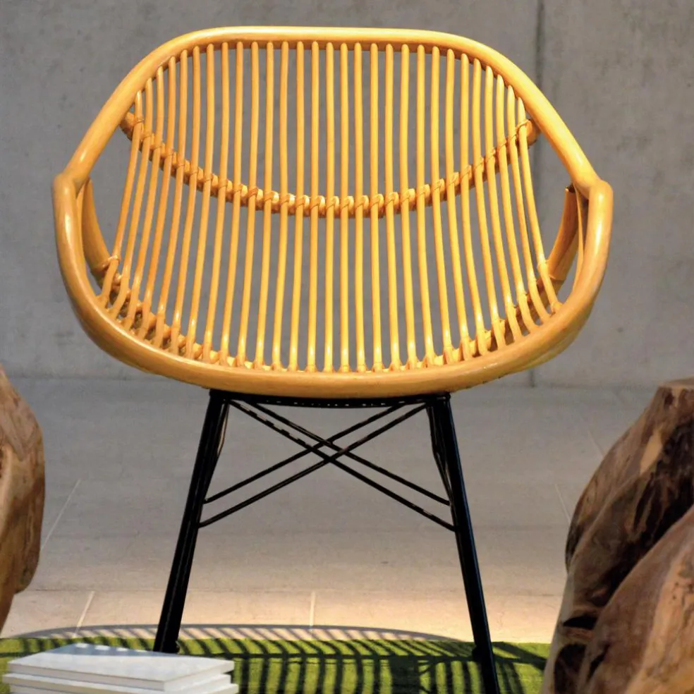 Yara Rattan Armlehnstuhl