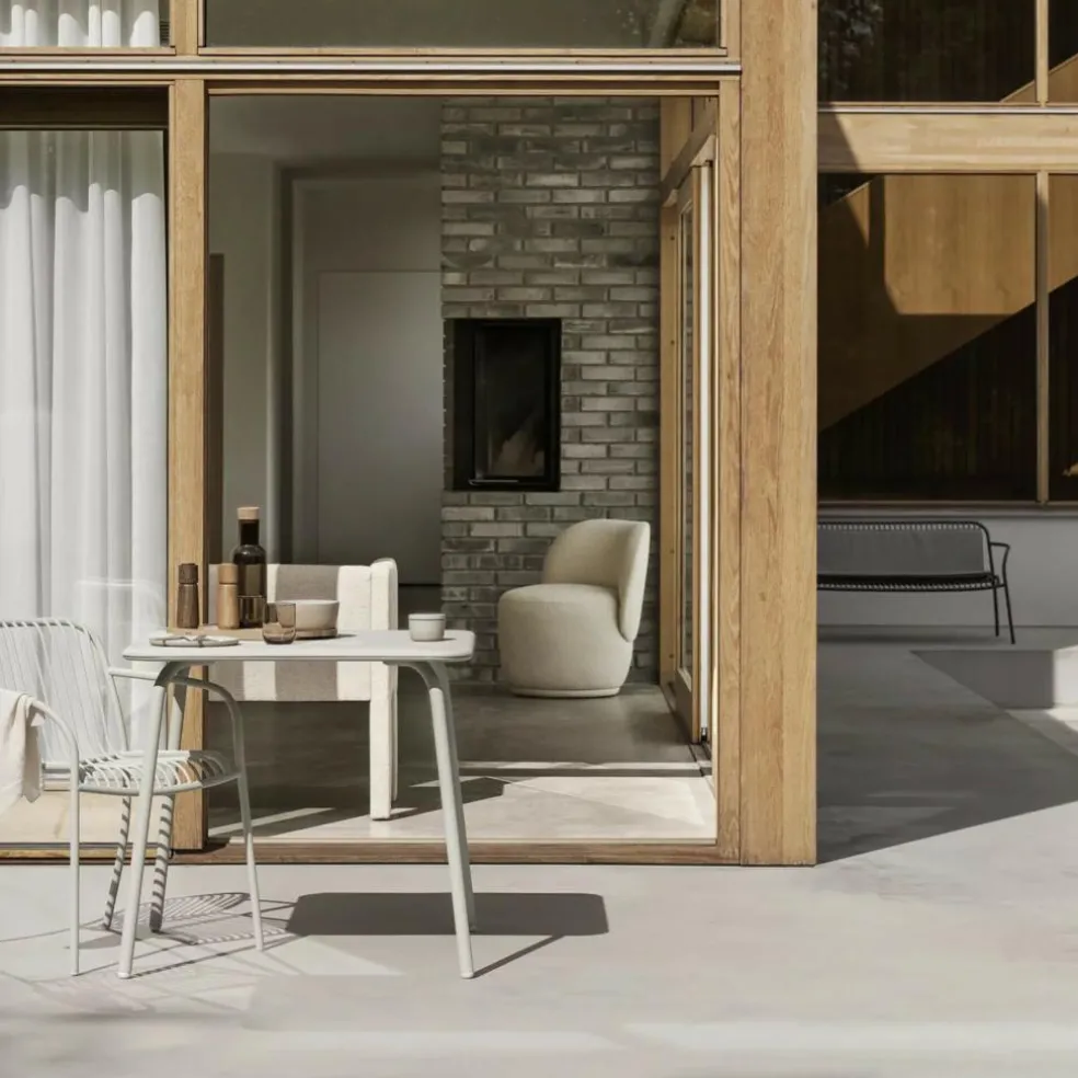 Yua Wire Outdoor Armlehnstuhl 2er Set