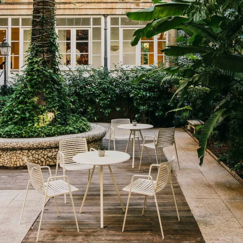 Zebra Garten-Beistelltisch