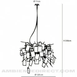 Zettel'z 5 Pendelleuchte Ø120cm